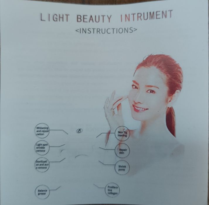 Nowa maska LED bulbs do warzy