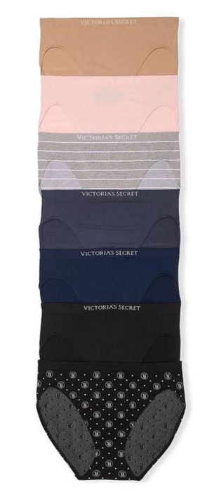 Оригінальний набір з 7 трусиків бріфів Victoria’s Secret. Xl розмір.