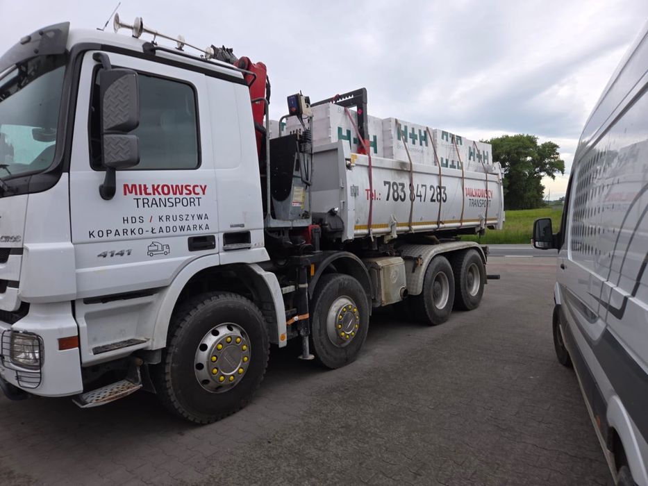 Transport Materiałów Sypkich oraz Towarów , HDS, Koparko - Ładowarka