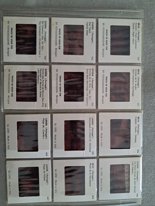 Coleção 18 slides antigos