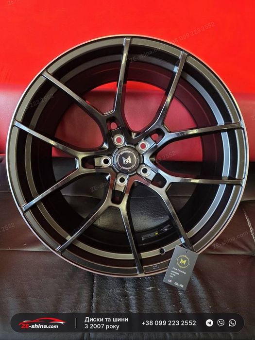 Диски R20 5x112 9.5J ET38 Flow Forming Matt Black Machined Lip Audi A8 BMW X6 Audi A4 Нові