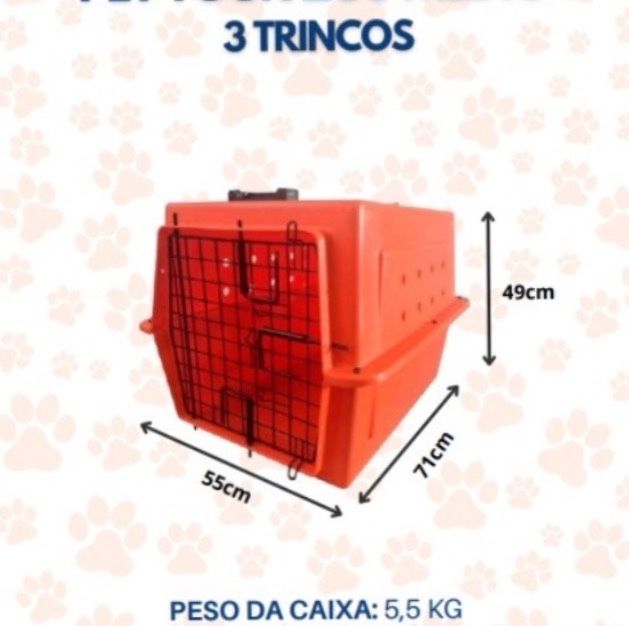 Caixa de transporte para cães