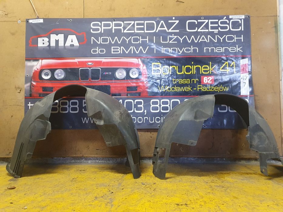 BMW E65 Nadkole Wewnętrzne Plastikowe Lewe Prawe Komplet Części BMA