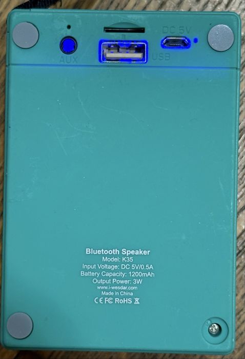 Блютуз колонка Wesdar K35