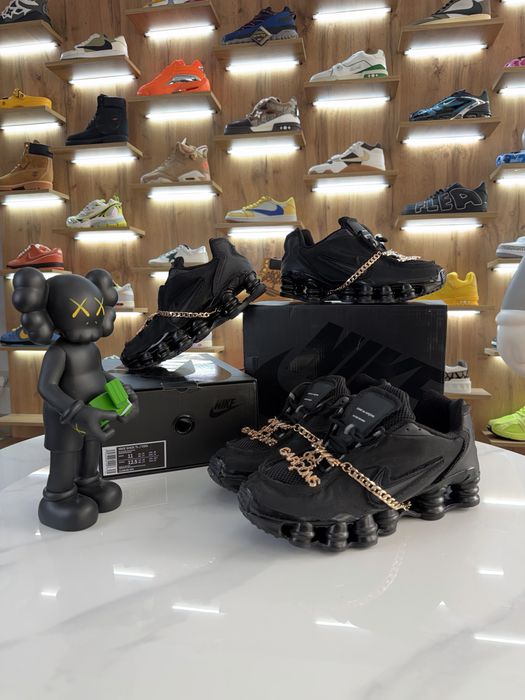 Кросівки Nike Shox TL x Comme Des Garcons Chain Black / Gold