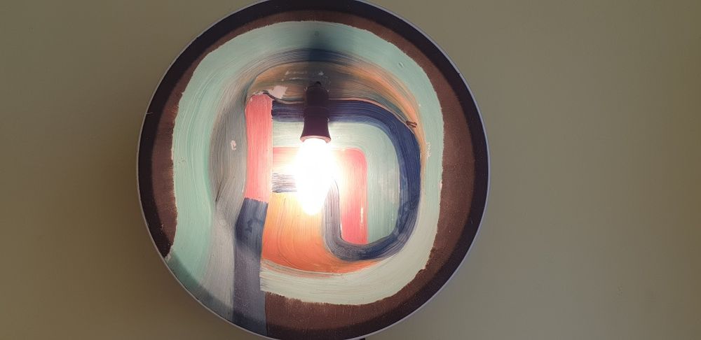 Lampa ścienna ręcznie wykonana