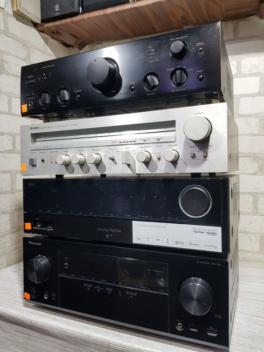Ресивери/підсилювачі Pioneer, Harman Kardon, Yamaha,б/у з Німеччини