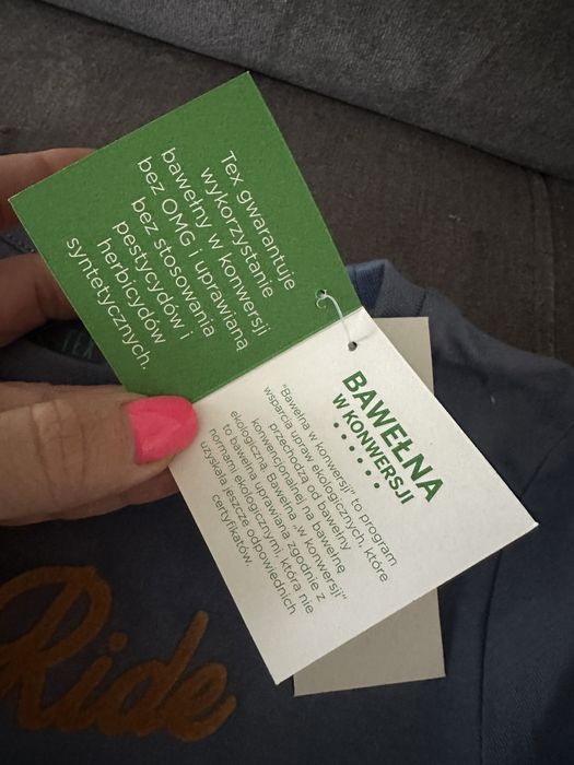 Koszulka z krótkim rękawem krokodyl dla chłopca z napisem bawełna