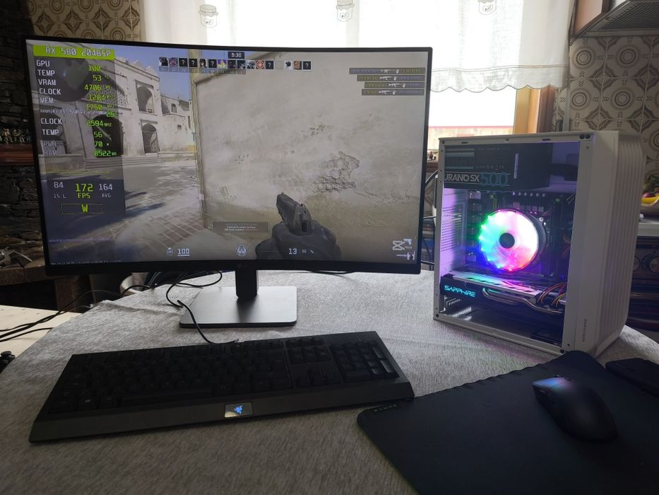 Torre xeon 2650 v3 com RX 580