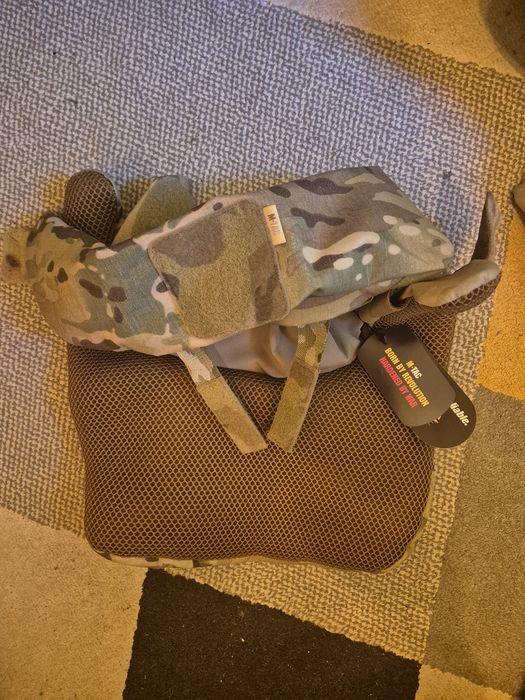 Kołnierz ochronny moro M-Tac Elite na wkłady balistyczne - MultiCam