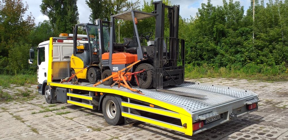 POMOC DROGOWA Laweta autolaweta ciągnik wózek widłowy zagęszczarka