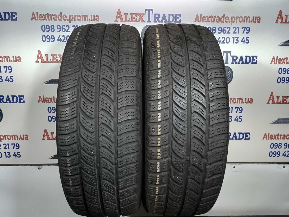 2 шт. 225/55 R17C цешка Continental VancoWinter 2 зимові шини б/у, протектор 7 мм