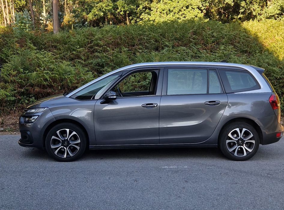 11.000€! Citroën Grand Spacetourer de 2019, 7 lugares, 1,5 HDI c/ cx automática, c/ 211 mil kms