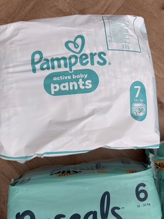 Pampers premium care 6 pants 6 active baby pants 7