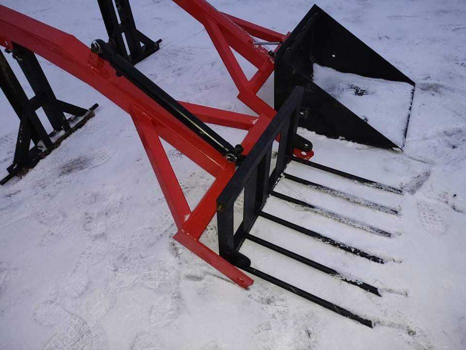 Podnośnik na tył tur ciągnika ramie hydraulika widły do obornika