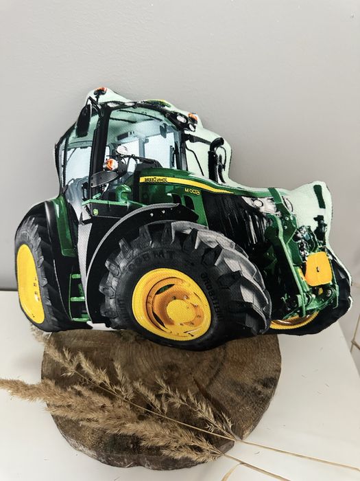 Traktor piduszka przytulanka handmade