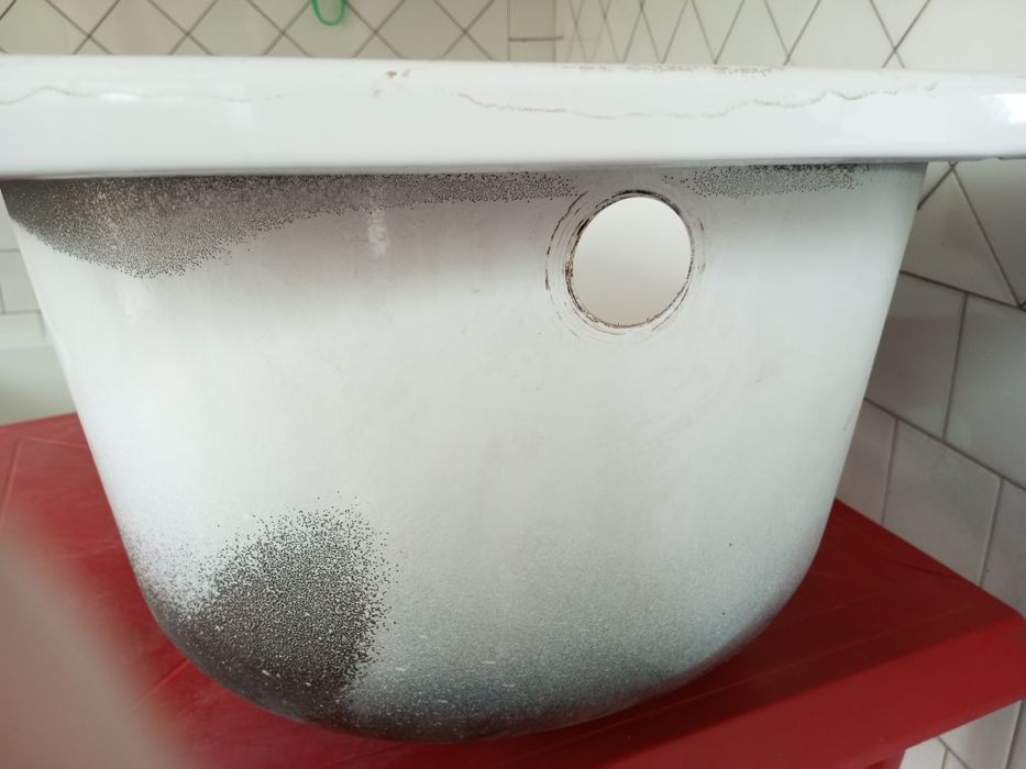 Ванна сидяча металева