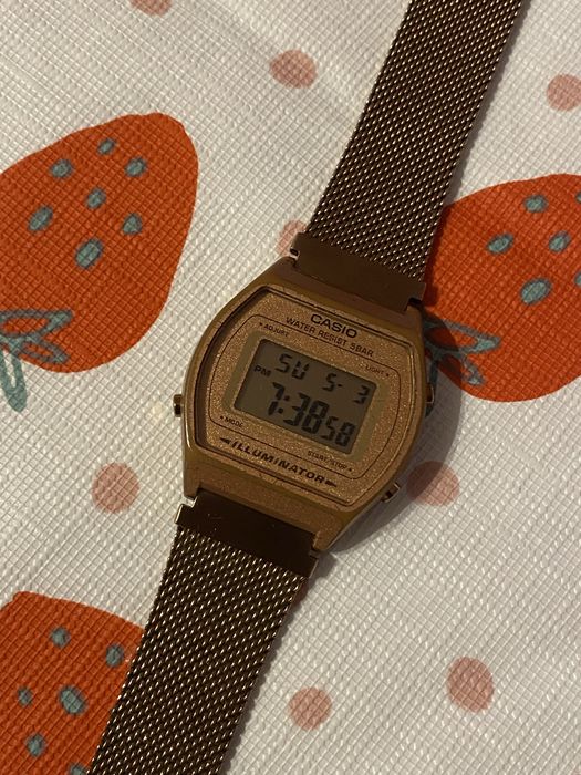 Relogio Casio B640WC Rose Gold Feminino