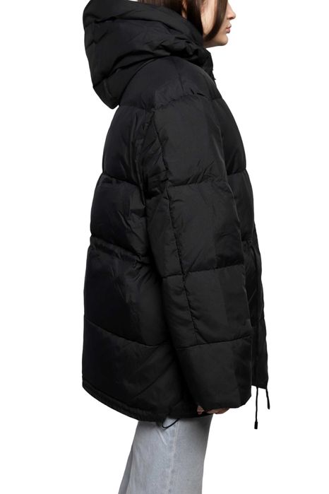 Пуховик Acne Studios Hooded puffer coat Black