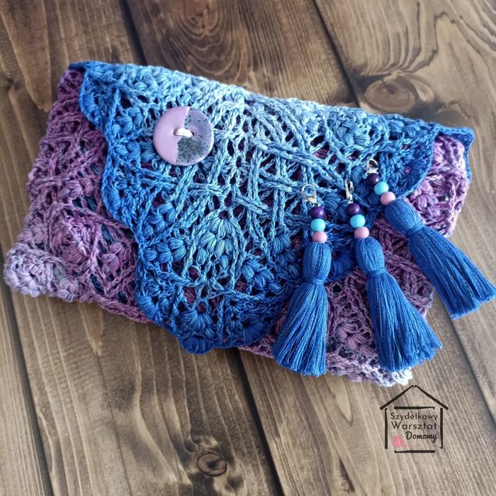 Szydełkowa chusta - 100% rękodzieło