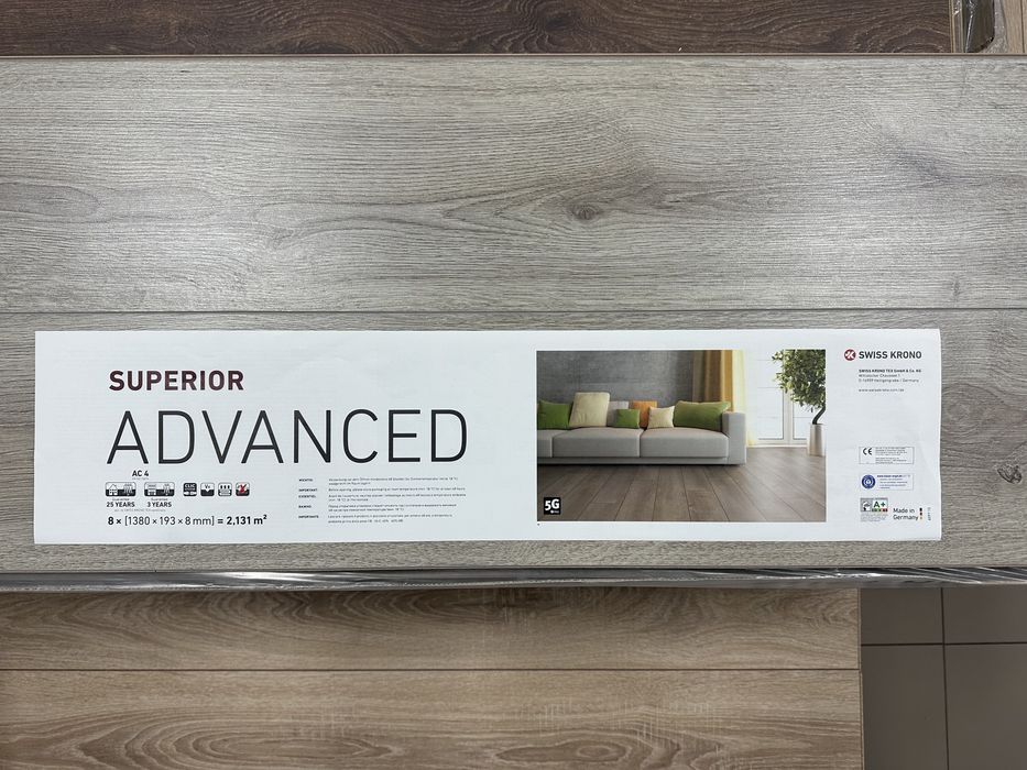 Ламінат KRONOTEX "D4956" 8мм/32клас 4V 5G замок DE 495грн/м2