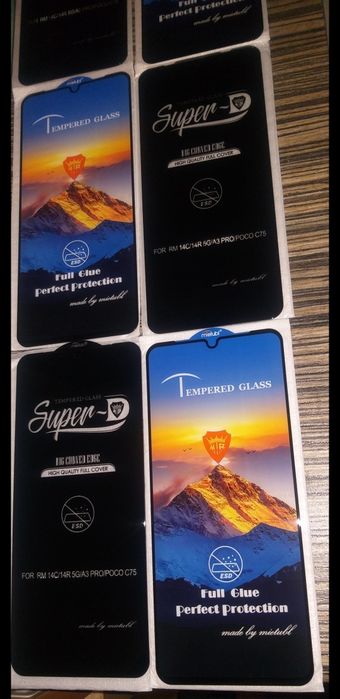 Poco X6,X6 Pro,X7 Pro Защитное Стекло Олеофобка Плотность 9H