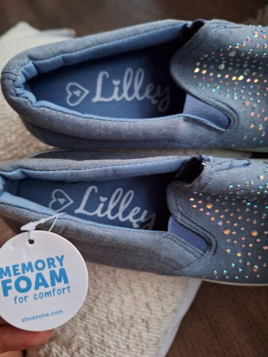 Trampki Lilley niebieskie 37