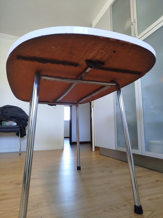 Mesa extensível branca