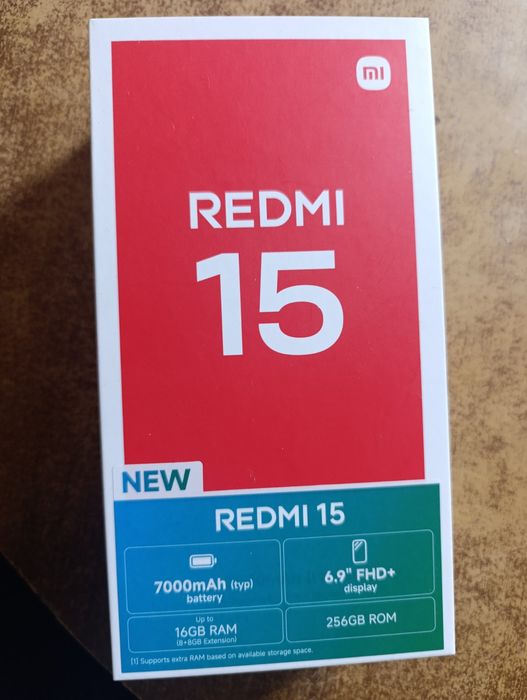 Xiaomi redmi 15 новий