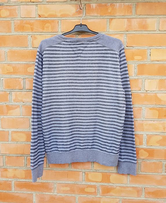 TOMMY HILFIGER кофта світшот смугастий оригінал L