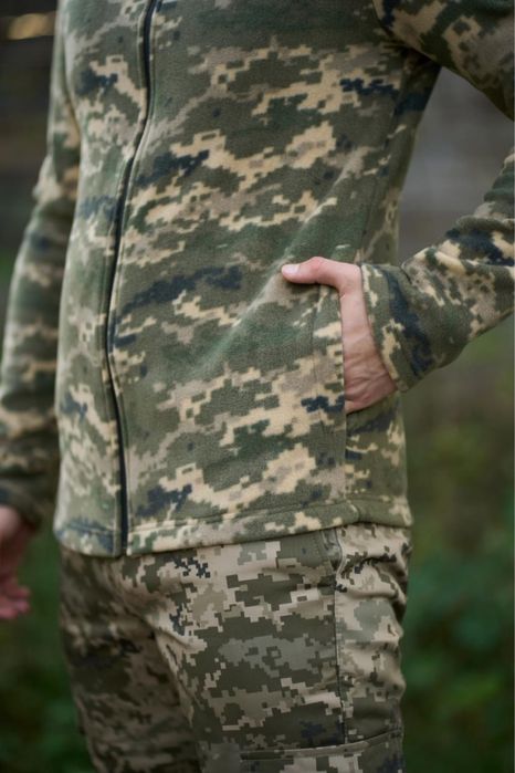 Флісова кофта чоловіча мілітарі