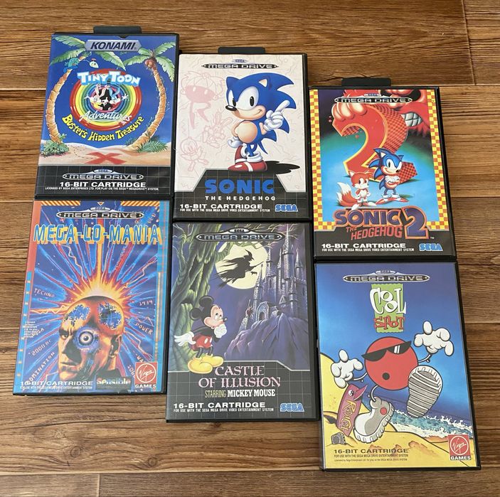 Sega MegaDrive/Genesis: ComixZone, Pitfall, Mortal Kombat, Aladdin