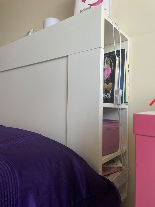 CAMA IKEA BRANCA 160x200 cm