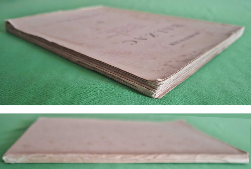 Homenagem a Balzac – livro por abrir