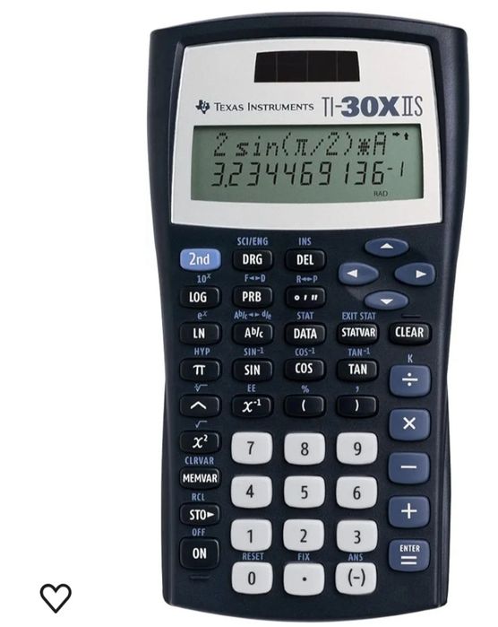 Kalkulator naukowy Texas TI-30 xiis