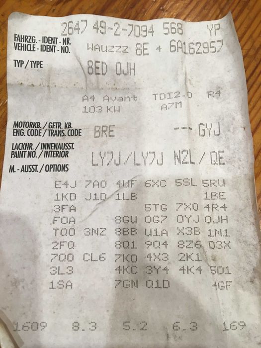 AUDI A4 B7 Kombi Listwa Listwy progowe prawa Lewa stan idealny  LY7J