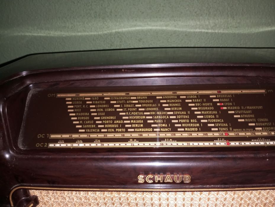 Rádio Schaub Kongress III R (1952) - a funcionar
