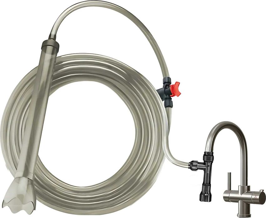 Resun zestaw do wymiany wody w akwarium Easy Vac 15 m, odmulacz