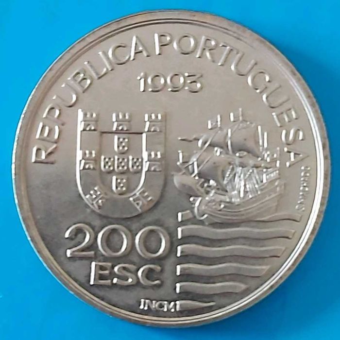 200$00 de 1993 IV Série dos Descobrimentos Daimios Kiushu