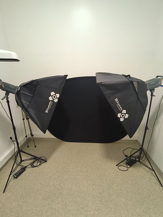 kit 2 smallrig Cob LED rc 120D e 2 Quadralite softbox 60x90cm