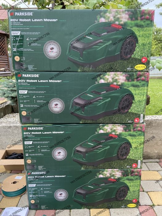 Робот косарка, газонокосарка,косилка 20В PAMR 500 A1 Parkside