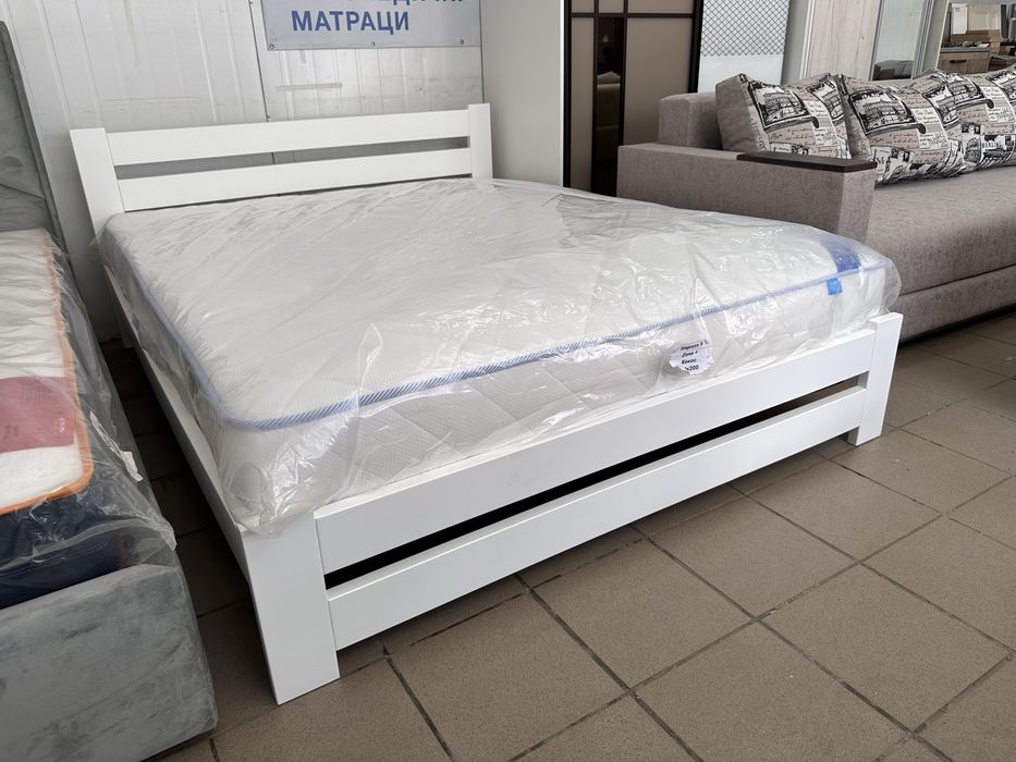 Ліжко біле,кровать,ліжко з масиву,Матрац,матрас,склад,Львів,Акція!!!