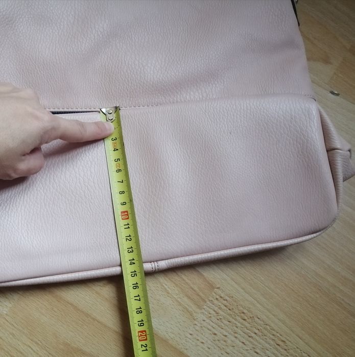 Torebka shopper Jenny Fairy pudrowy róż