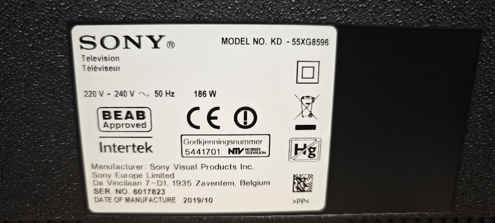 Telewizor LED 55 cali Sony 4K HDR Android 2020