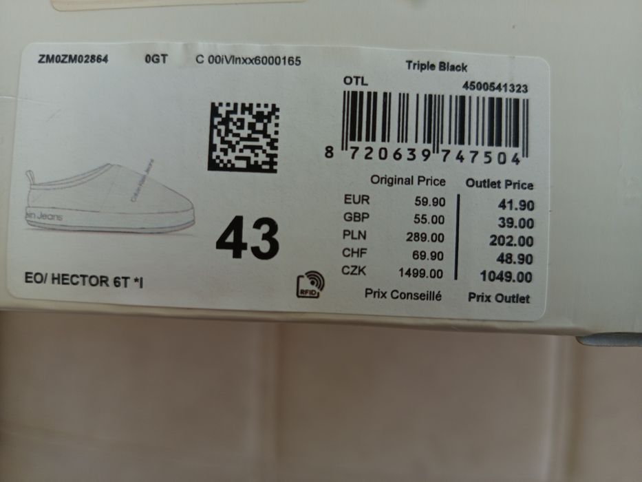 Buty Calvin Klain 43 NOWE