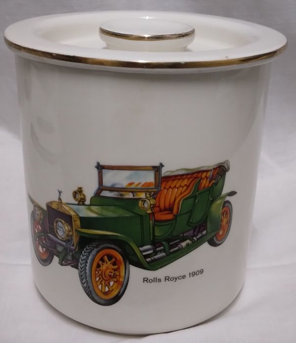 Frasco com decoração Rolls Royce 1909