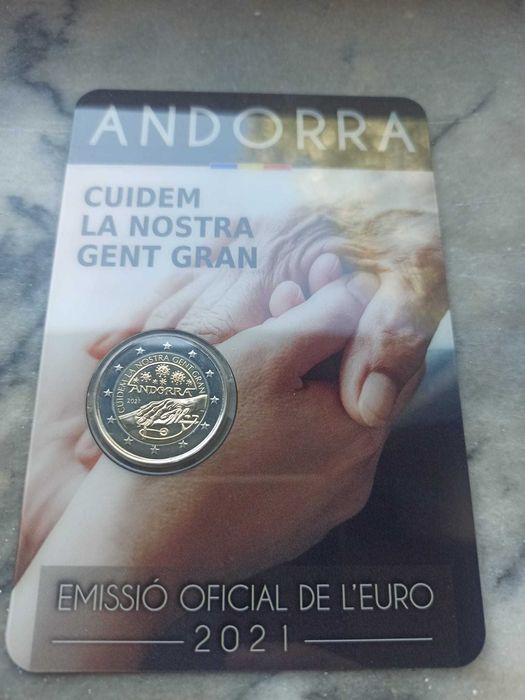 Moedas comemorativas 2 euros Andorra