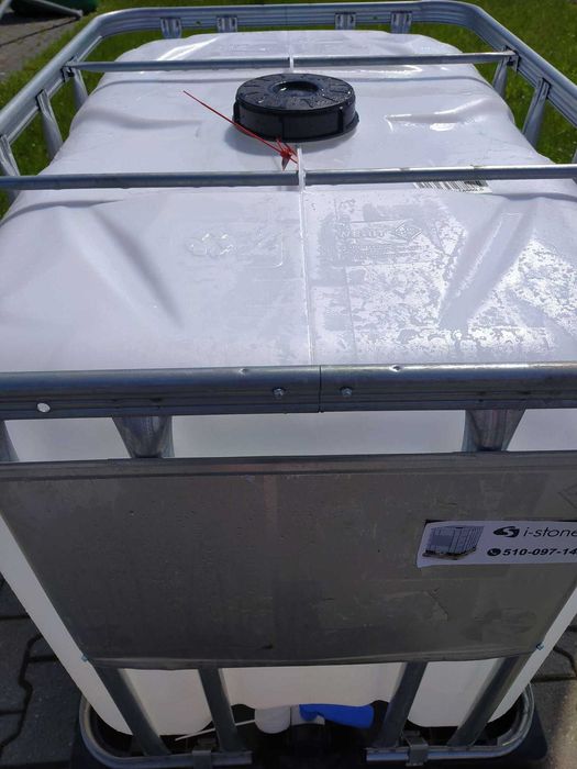 Zbiornik IBC Reco 600l atest spożywczy Nowy wkład