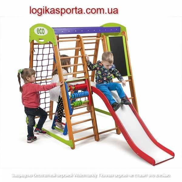 Горка, спортивный детский комплекс "Карапуз plus 3"  качели