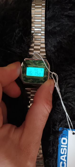 Casio A168W Camuflado Verde Tropa